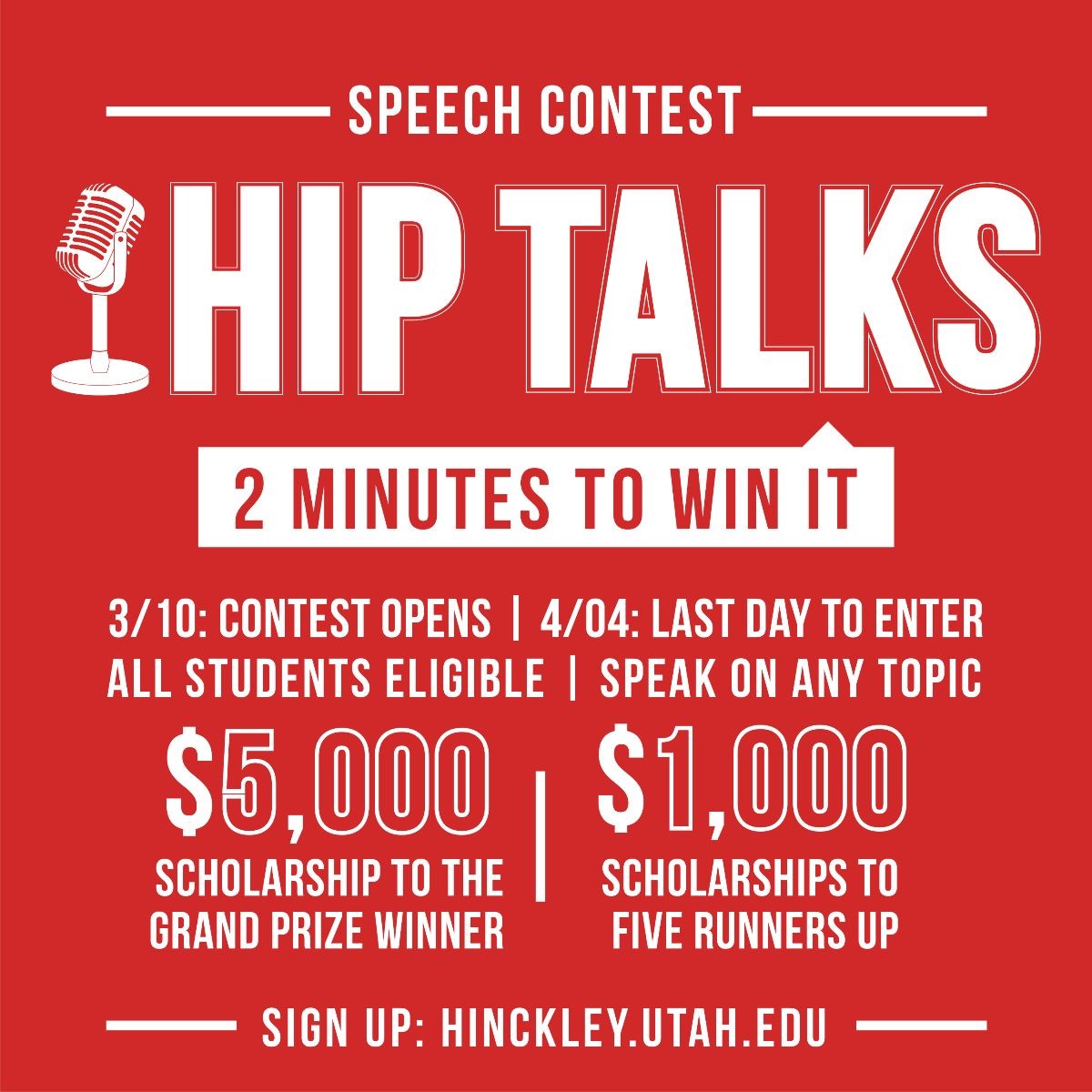 hip talks speech contest
